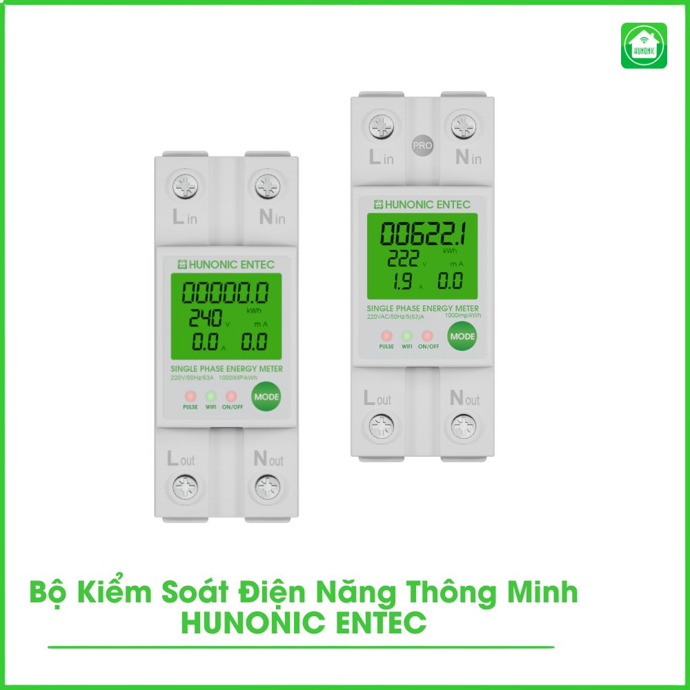 Công Tơ Điện Tử Thông Minh HUNONIC ENTEC