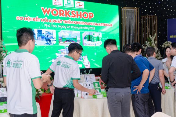Workshop Hunonic Phú Thọ – Kết nối hợp tác, kiến tạo tương lai Smarthome 8 workshop tại phú thọ